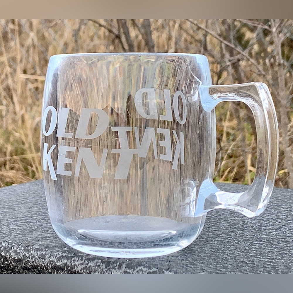 1990s Vintage Acrylic OLD KENT Bank Mortgage Coffee Mug Grand Rapids Michigan